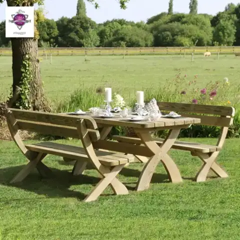 Harriet 6 Seater Dining Set | Garden Dining Set - image 3