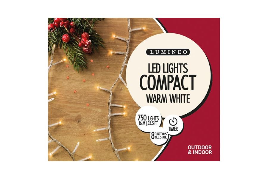 lumineo led lights compact warm white