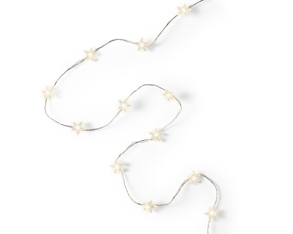 11.95m Star LED String Lights Warm White - image 3