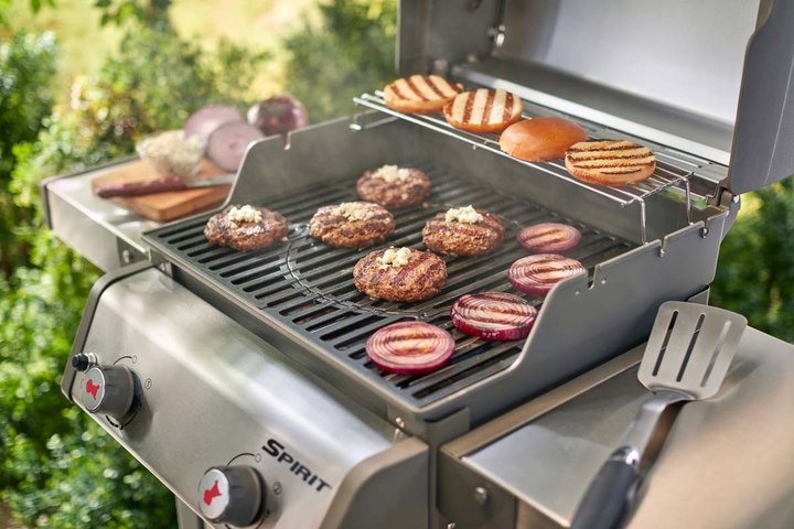 Cooking grates, Gourmet BBQ System™, cast iron, fits Spirit 200 series with front-mounted controls - image 3