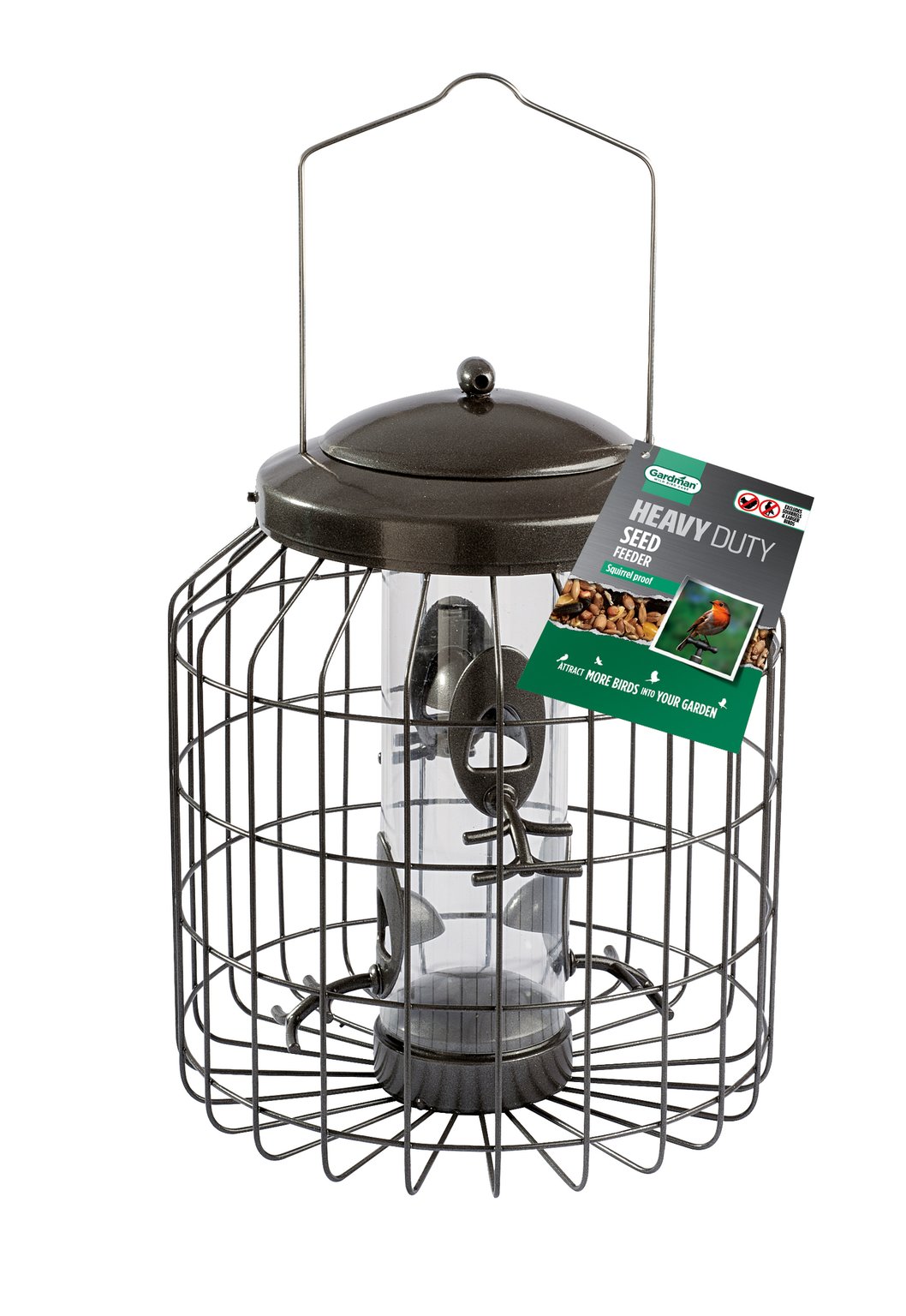 gardman heavy duty squirrel proof seed feeder