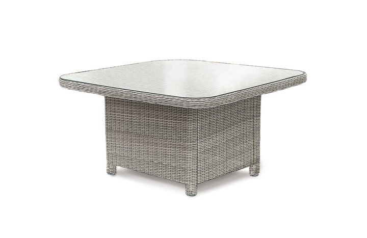 Kettler Palma Grande White Wash With Glass Top Table Bench And Armchair - image 3