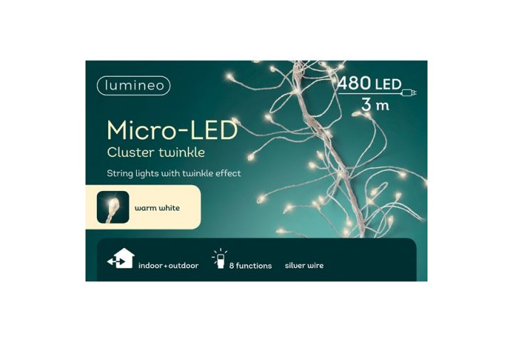 LUMINEO 480 Micro LED String Lights-Warm White - image 1