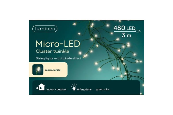 LUMINEO 480 Micro LED String Lights-Warm White - image 1