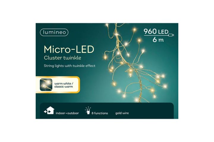 LUMINEO 960 Micro LED String Lights-Warm White/Classic Warm - image 1