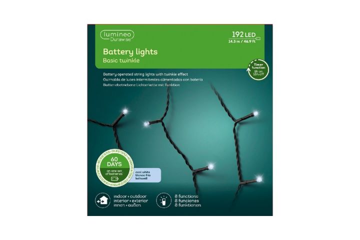 LUMINEO 192 Battery Operated Lights-Cool White - image 1