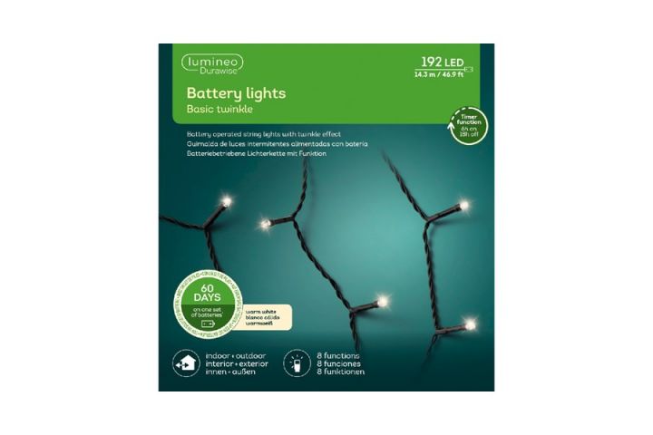 LUMINEO 192 Battery Operated Lights-Warm White - image 1