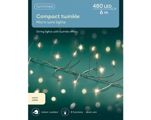 6m LED Warm White Micro Compact Lights - image 1