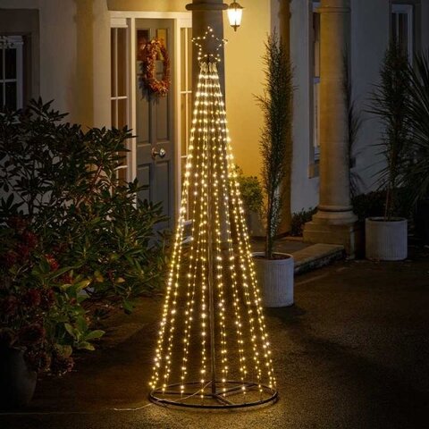 2.1m Twinkle Tree - Warm/Cool White - image 1