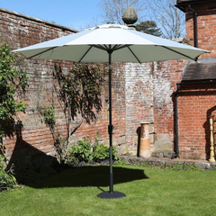 Riviera 3m Crank Parasol French Grey